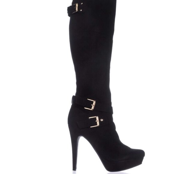 Womens G by Guess Decco2 Knee-High Platform Boots - Picture 1 of 9